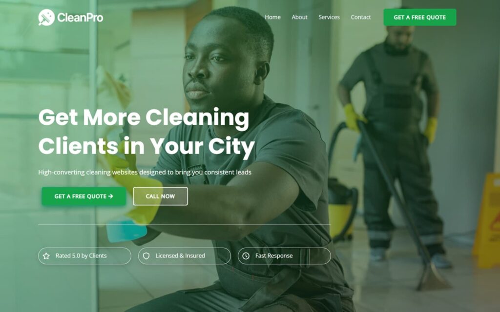 cleanpro website screenshot (1)