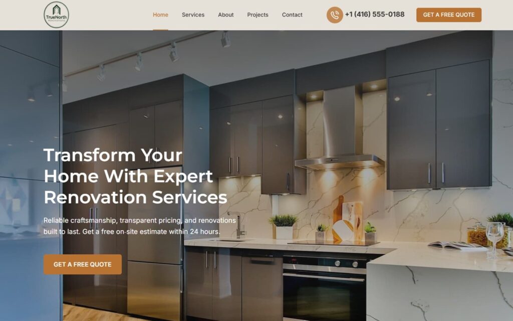 truenorth website screenshot (1)